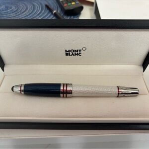 Montblanc Blue and White Pen